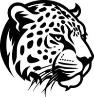 Leopard - - minimalistisch und eben Logo - - Vektor Illustration