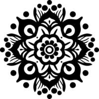 mandala, minimalistisch und einfach Silhouette - - Vektor Illustration