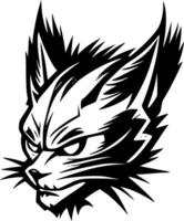 wilde Katze - - hoch Qualität Vektor Logo - - Vektor Illustration Ideal zum T-Shirt Grafik