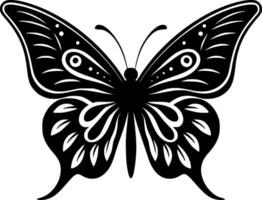 Schmetterling - - minimalistisch und eben Logo - - Vektor Illustration