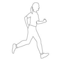 Laufen Mann Symbol Vektor
