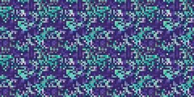 pixelig bunt beschwingt geometrisch Gitter modern abstrakt Pixel Lärm Vektor Textur, Fliese nahtlos Muster Hintergrund