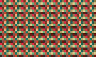 pixelig bunt beschwingt geometrisch Gitter modern abstrakt Pixel Lärm Vektor Textur, Fliese nahtlos Muster Hintergrund