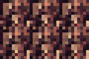pixelated färgrik vibrerande geometrisk rutnät modern abstrakt pixel ljud vektor textur, bricka sömlös mönster bakgrund