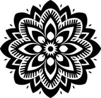 mandala, minimalistisch und einfach Silhouette - - Vektor Illustration