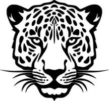 Leopard - - minimalistisch und eben Logo - - Vektor Illustration