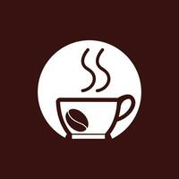 kaffe kopp ikon och symbol vektor mall illustration