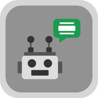 chatbot vektor ikon design