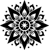 Mandala - - hoch Qualität Vektor Logo - - Vektor Illustration Ideal zum T-Shirt Grafik