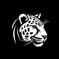 leopard - minimalistisk och platt logotyp - vektor illustration