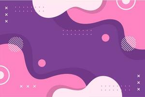 illustration vektor grafisk av abstrakt vätska geometrisk bakgrund mall färgrik rosa och lila. enkel och modern begrepp.