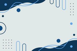 Illustration Vektor Grafik von abstrakt Flüssigkeit geometrisch Hintergrund Vorlage bunt Blau. einfach und modern Konzept.