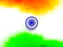 Abstrakt indisk flagg tema design bakgrund vektor