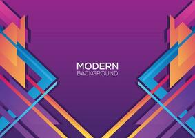 modern geometrisch Gradient Farbe Design abstrakt Hintergrund vektor