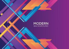 modern geometrisch Design abstrakt Hintergrund Gradient vektor