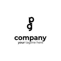 symbol g brev logotyp på vit bakgrund, kan vara Begagnade för konst företag, sporter, etc vektor