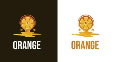 Orange Saft Illustration - - Orange Saft Spritzen Illustration - - Saft Logo - - frisch Saft Logo vektor