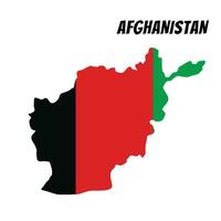 vektor illustration på afghanistan flagga teckning ,grunge och retro flagga serier