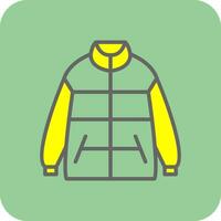 Winter Jacke Vektor Symbol Design