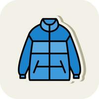 Winter Jacke Vektor Symbol Design