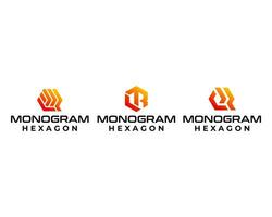 r brev monogram geometrisk djärv logotyp design. vektor