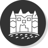 Eis Schloss Vektor Symbol Design