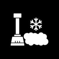 Schnee Schaufel Vektor Symbol Design
