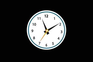 Vektor Alarm Symbol Uhr, Design Element Fackel Stil Hintergrund Blau