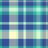 Hintergrund nahtlos Muster von Textur Textil- Stoff mit ein prüfen Tartan Plaid Vektor. vektor