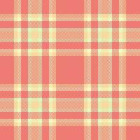 nahtlos Muster Plaid von Stoff prüfen Tartan mit ein Textur Textil- Hintergrund Vektor. vektor