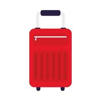 resväska resväska isolerad ikon vektor