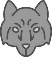 Arktis Wolf Vektor Symbol Design