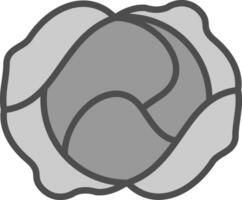 Eisberg Grüner Salat Vektor Symbol Design