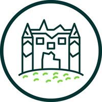 Eis Schloss Vektor Symbol Design