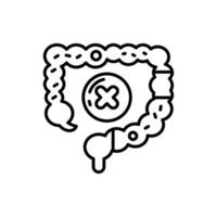 Verstopfung Symbol im Vektor. Illustration vektor