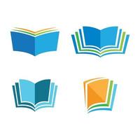 Buch Logo Bilder vektor