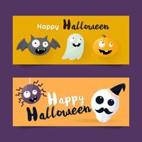 Halloween Bakgrund Vector bakgrund för banner, affisch, flygblad