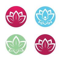 skönhet lotus logotyp bilder vektor