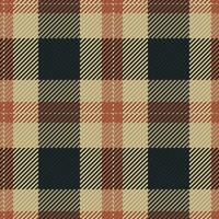 sömlös mönster av skott tartan pläd. repeterbar bakgrund med kolla upp tyg textur. vektor bakgrund randig textil- skriva ut.