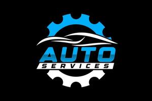 Sportwagen-Logo-Vorlage, perfektes Logo für Unternehmen im Zusammenhang mit der Automobilindustrie vektor