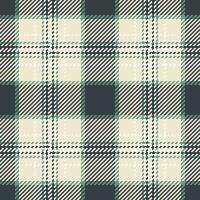 Stoff Textur Plaid von Textil- Hintergrund Tartan mit ein prüfen nahtlos Vektor Muster.