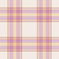 sömlös vektor bakgrund av kolla upp tyg tartan med en mönster pläd textur textil.