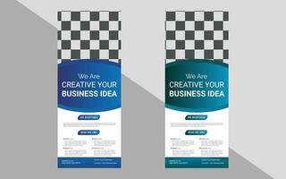 Business Roll-Up-Banner vektor