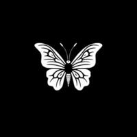 Schmetterling - - minimalistisch und eben Logo - - Vektor Illustration