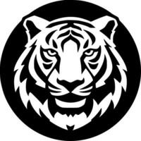 Tiger - - minimalistisch und eben Logo - - Vektor Illustration