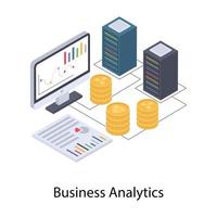 Business-Analytics-Konzepte vektor