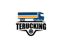 logistisch Lieferung, ausdrücken schnell Versand Logo Design Vorlage vektor