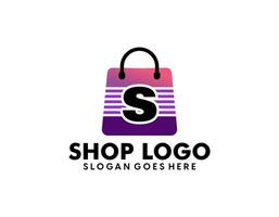 online Geschäft Logo Designs Vorlage. Illustration Vektor Grafik von Einkaufen Wagen und Geschäft Tasche Kombination Logo Design Konzept.