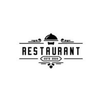 Restaurant Jahrgang Logo vektor