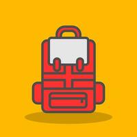 Rucksack-Vektor-Icon-Design vektor